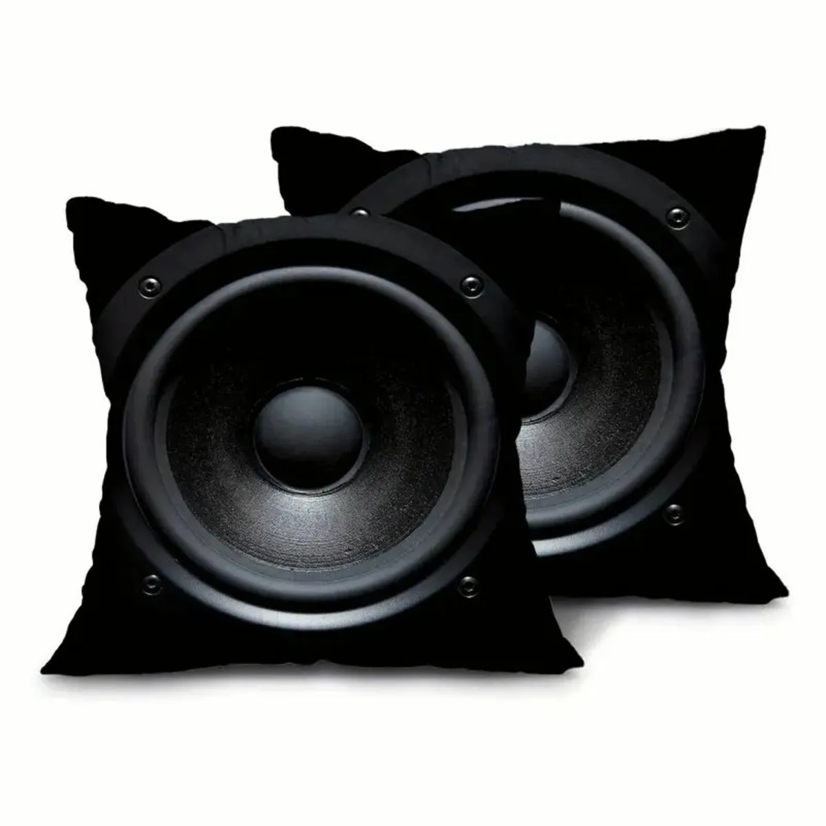 Retro Speaker Print Pillow Covers - Image 2