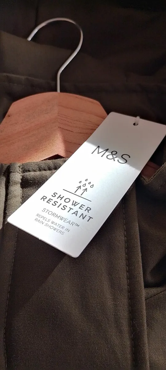 New Marks and Spencer Khaki Rain Jacket - Image 3