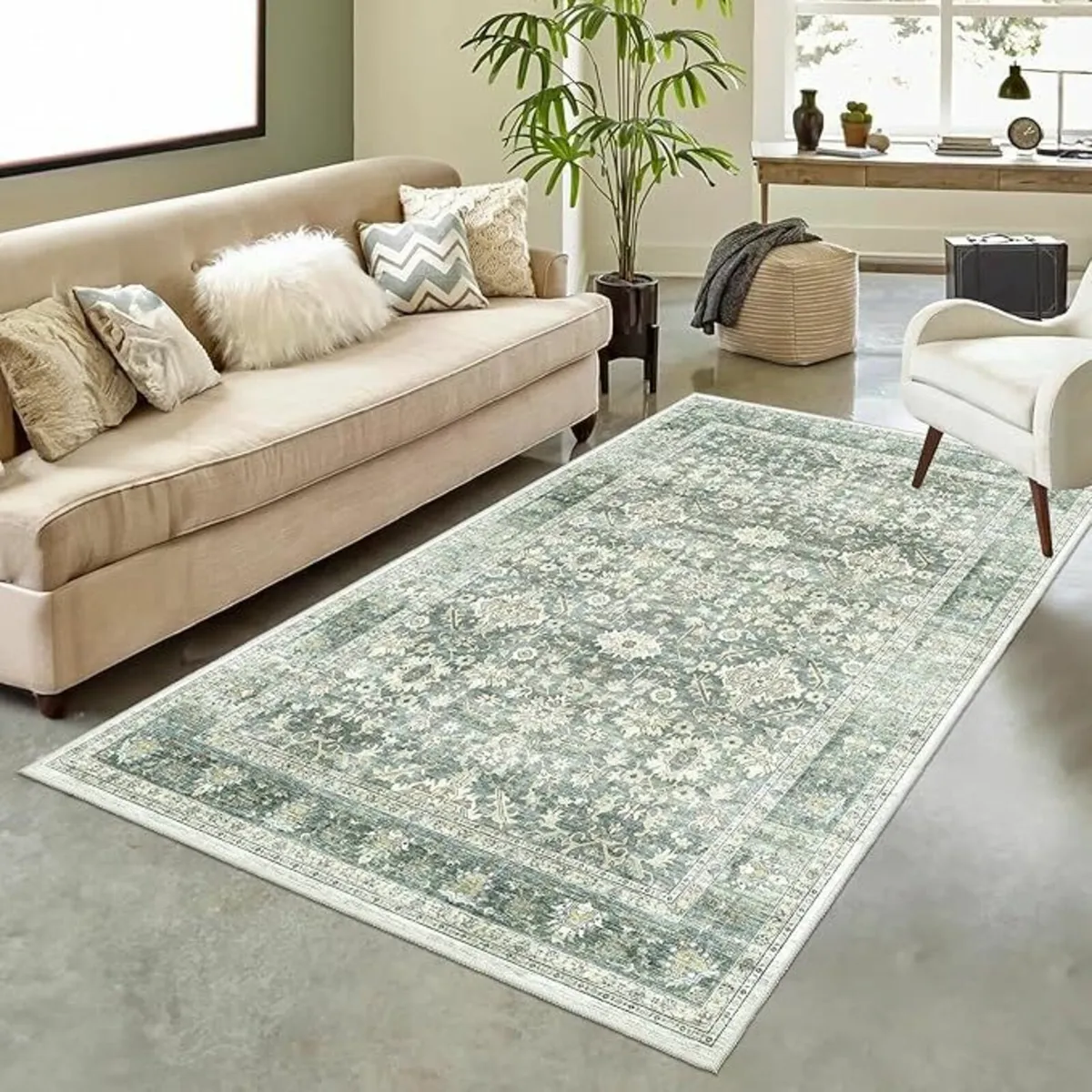 Floor Rug Green - Image 1