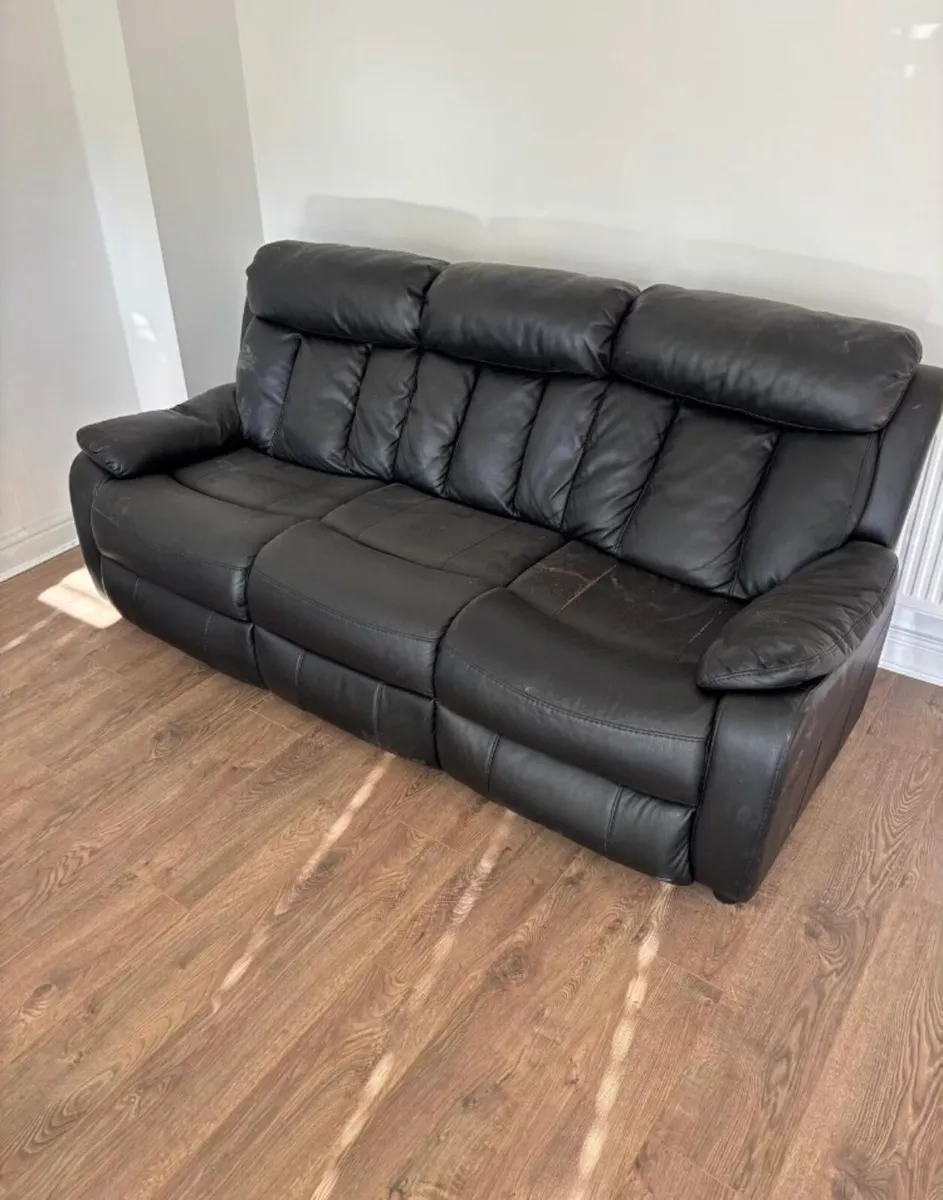 Leather suite furniture (read description) - Image 1