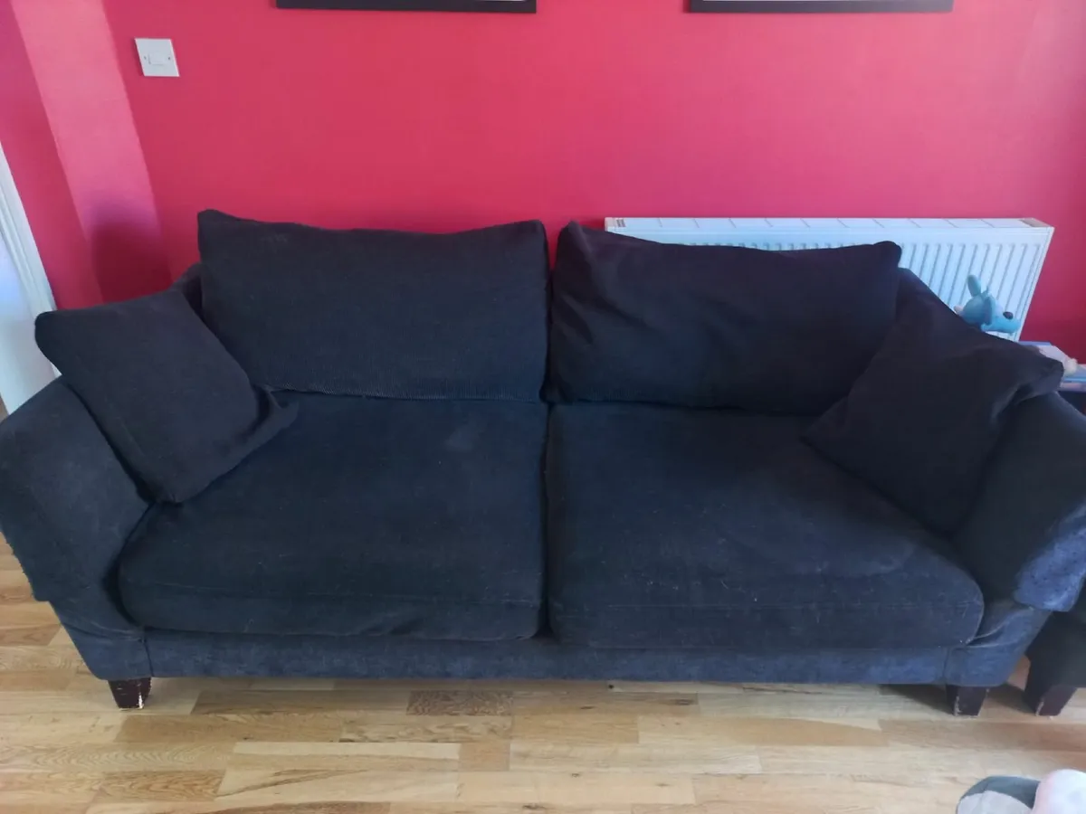 Duff Tisdall Large Black Sofa - Image 2