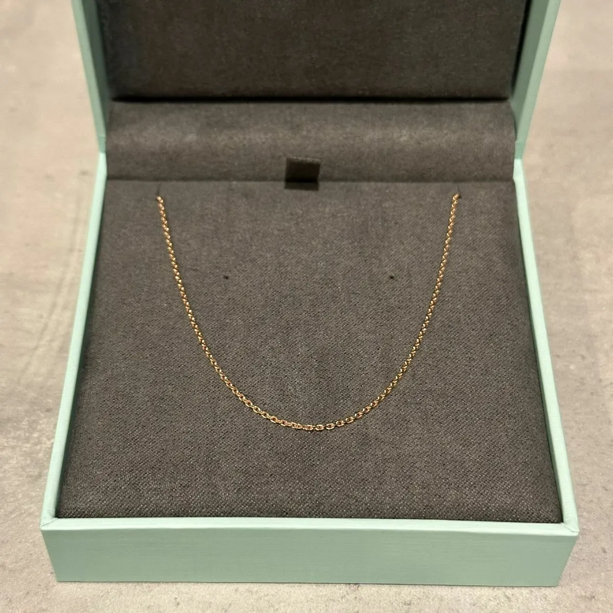 Fields Rose Gold Plated 18" Rolo Chain/Necklace - Image 1