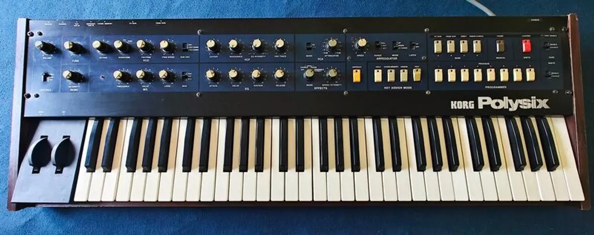 Korg Polysix Analog Synthetizer from 1981 - Image 1