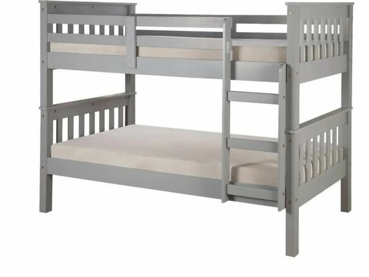 GREY SINGLE BUNK BEDS - Image 1