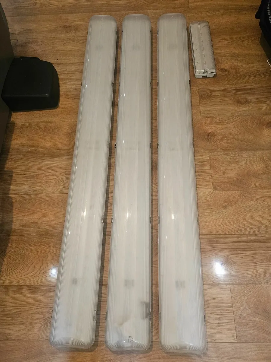 LED  garage type lights, 5 foot corrosion proof