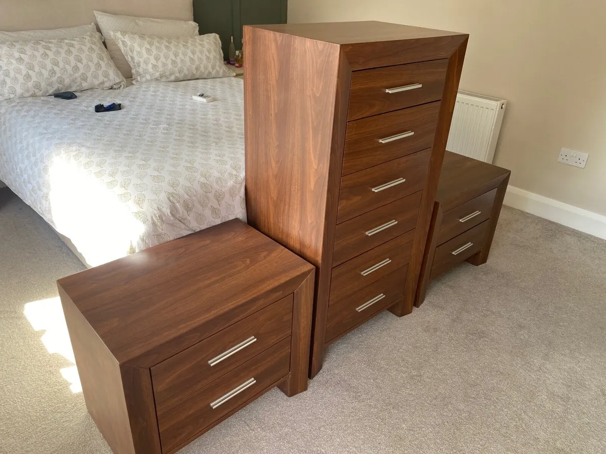 Tall Boy & Bedside Lockers - Cash only - Image 2