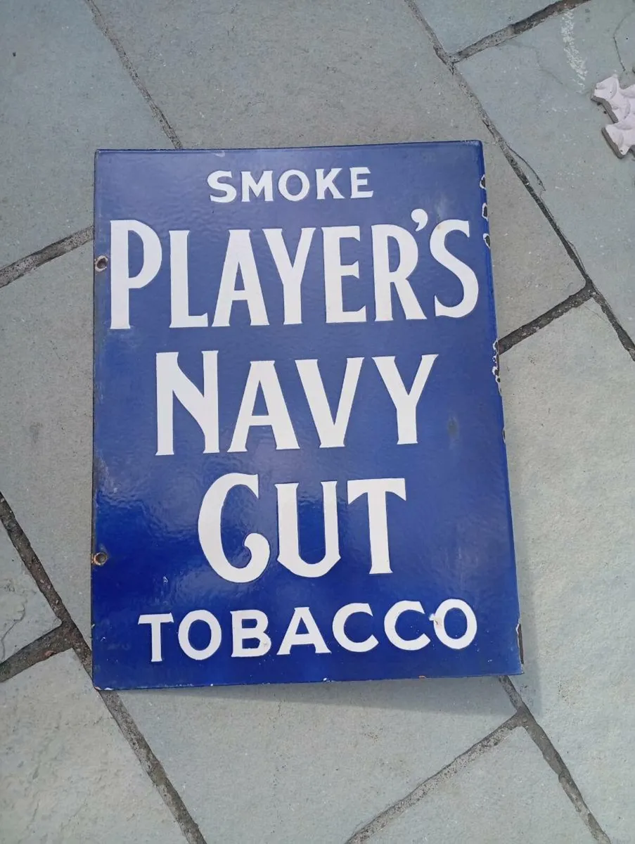 Old enamel signs - Image 1