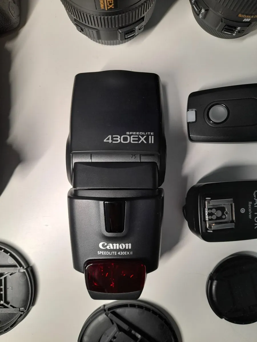 Canon 80D + 3x Sigma Lens + Control (Camera Set) - Image 2