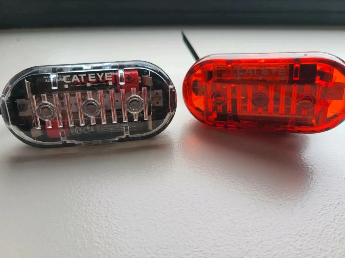 Catered front and rear lights