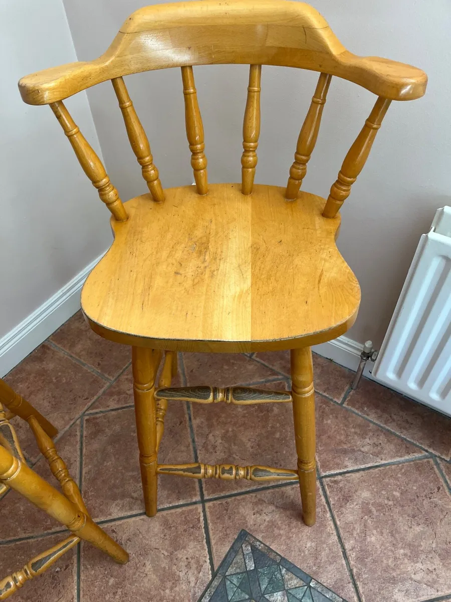 Kitchen stools x 2 - Image 3