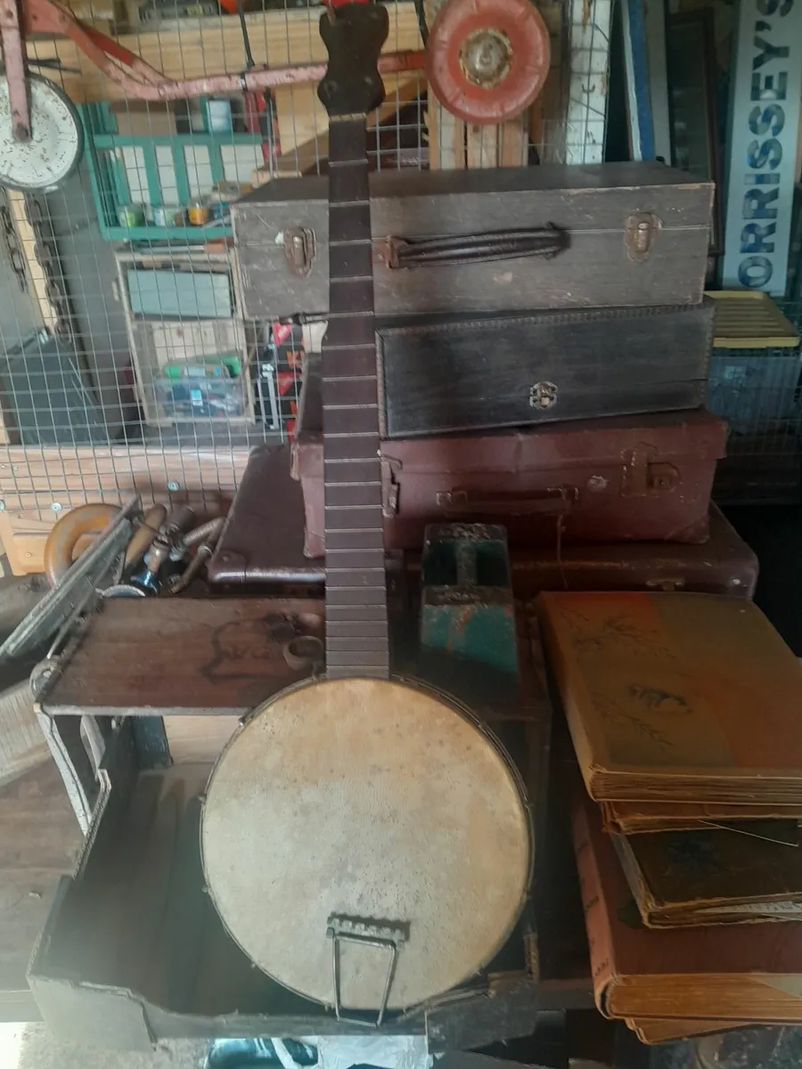 Vintage five string  bango - Image 4
