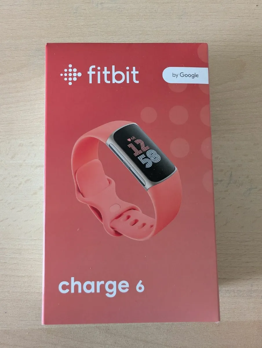 New Google Fitbit Charge 6 Coral/Champagne - Image 1