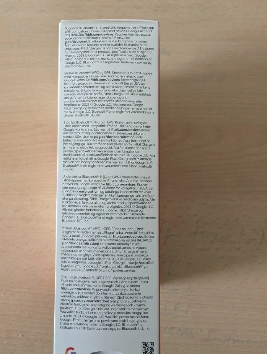 New Google Fitbit Charge 6 Coral/Champagne - Image 4