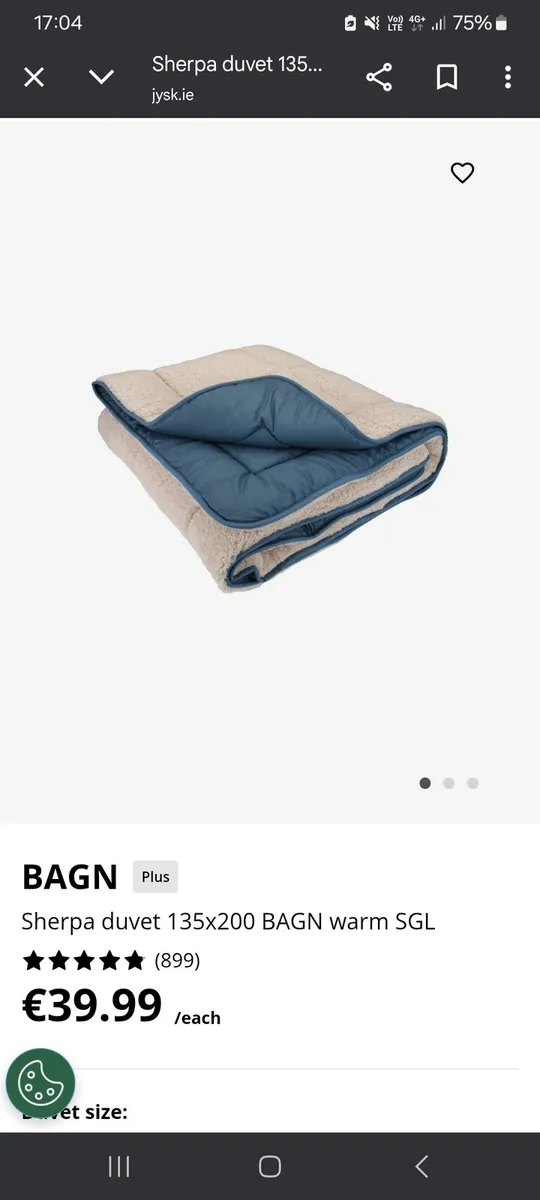 Two Single Duvets from JYSK - Image 3