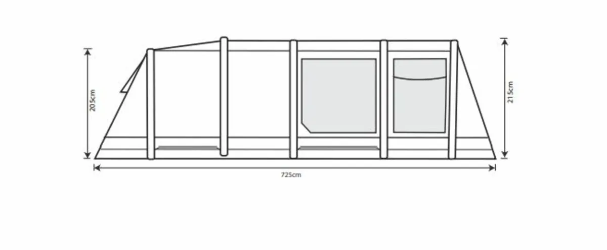 Outdoor Revolution Airedale 6.0S Airbeam tent - Image 3