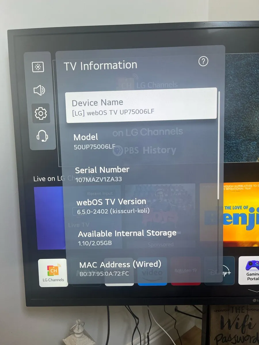 50” LG TV - Image 3