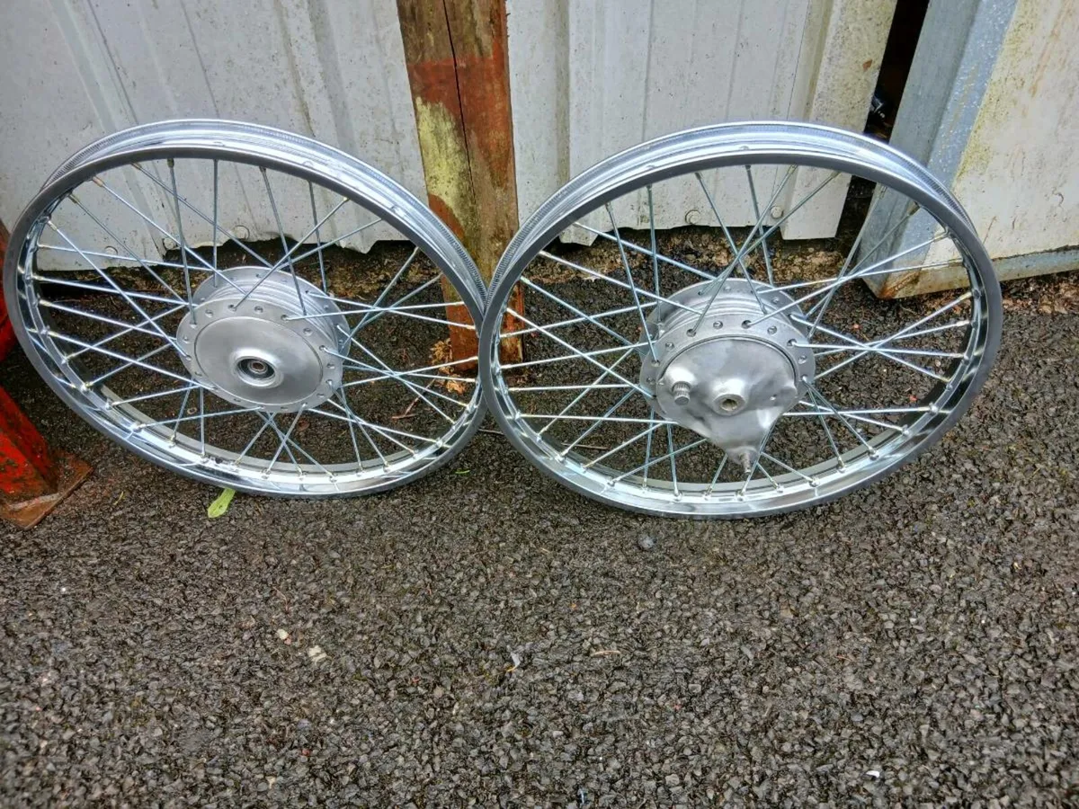 Honda 50 wheels €240 both. - Image 2