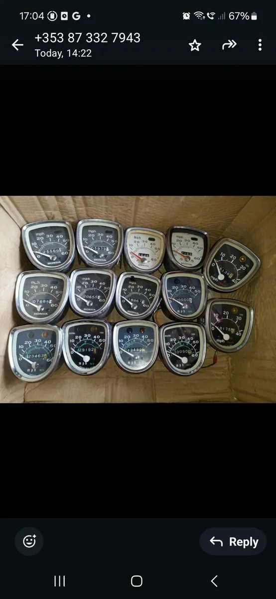 Honda 50 wheels €240 both. - Image 4
