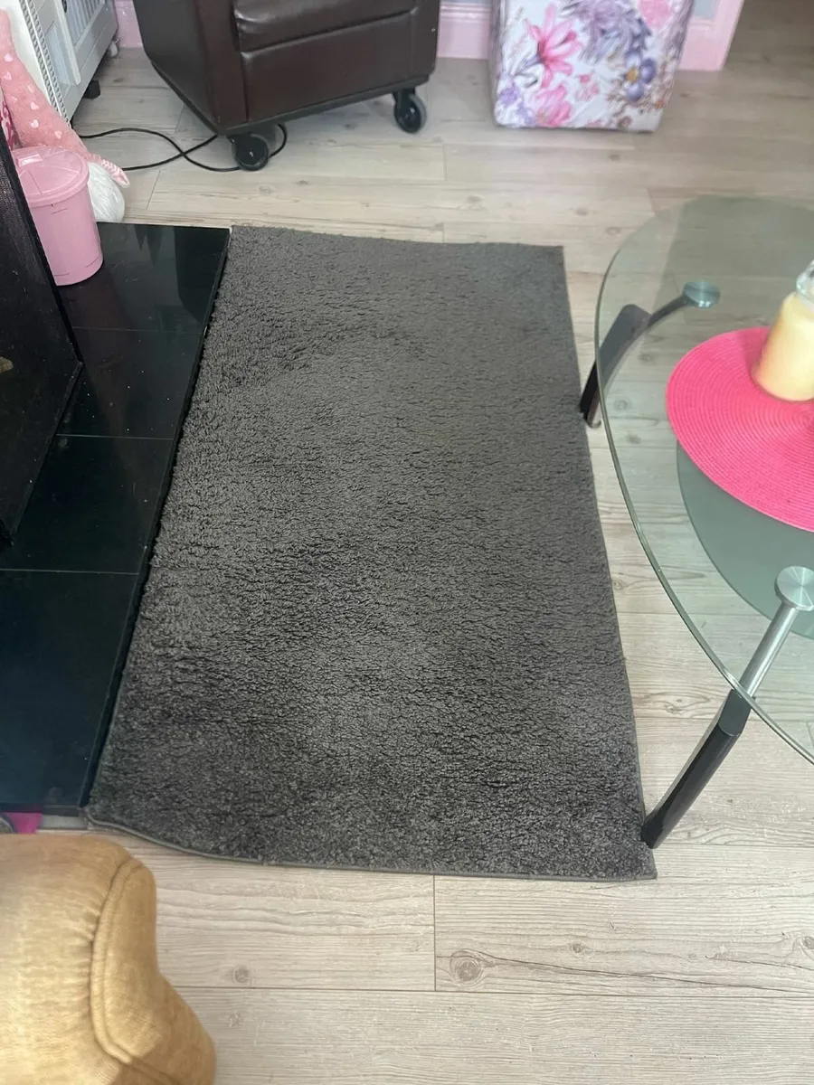 charcoal grey rug 2ft x4ft