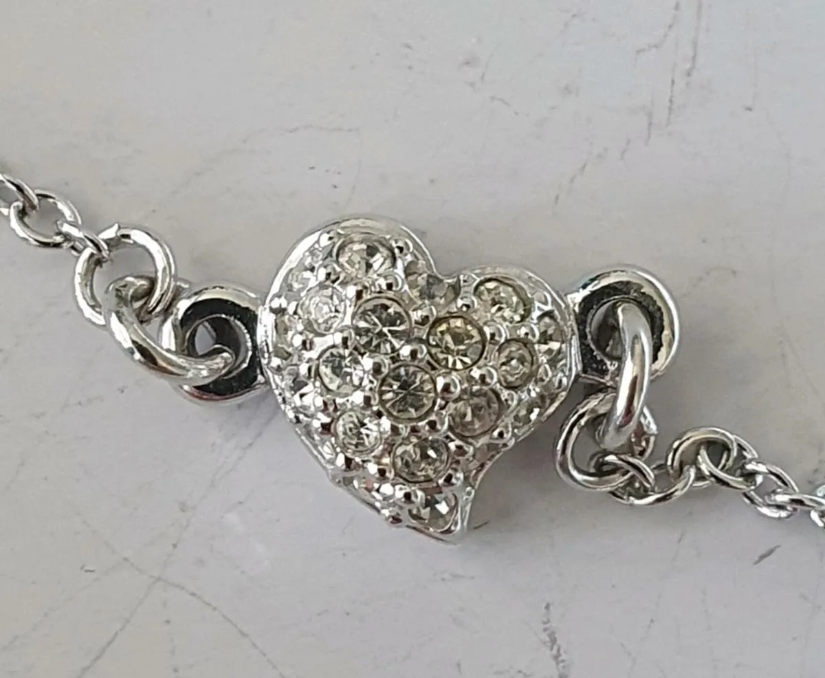 Swarovski Heart, Cross & Key Bracelet - Image 2