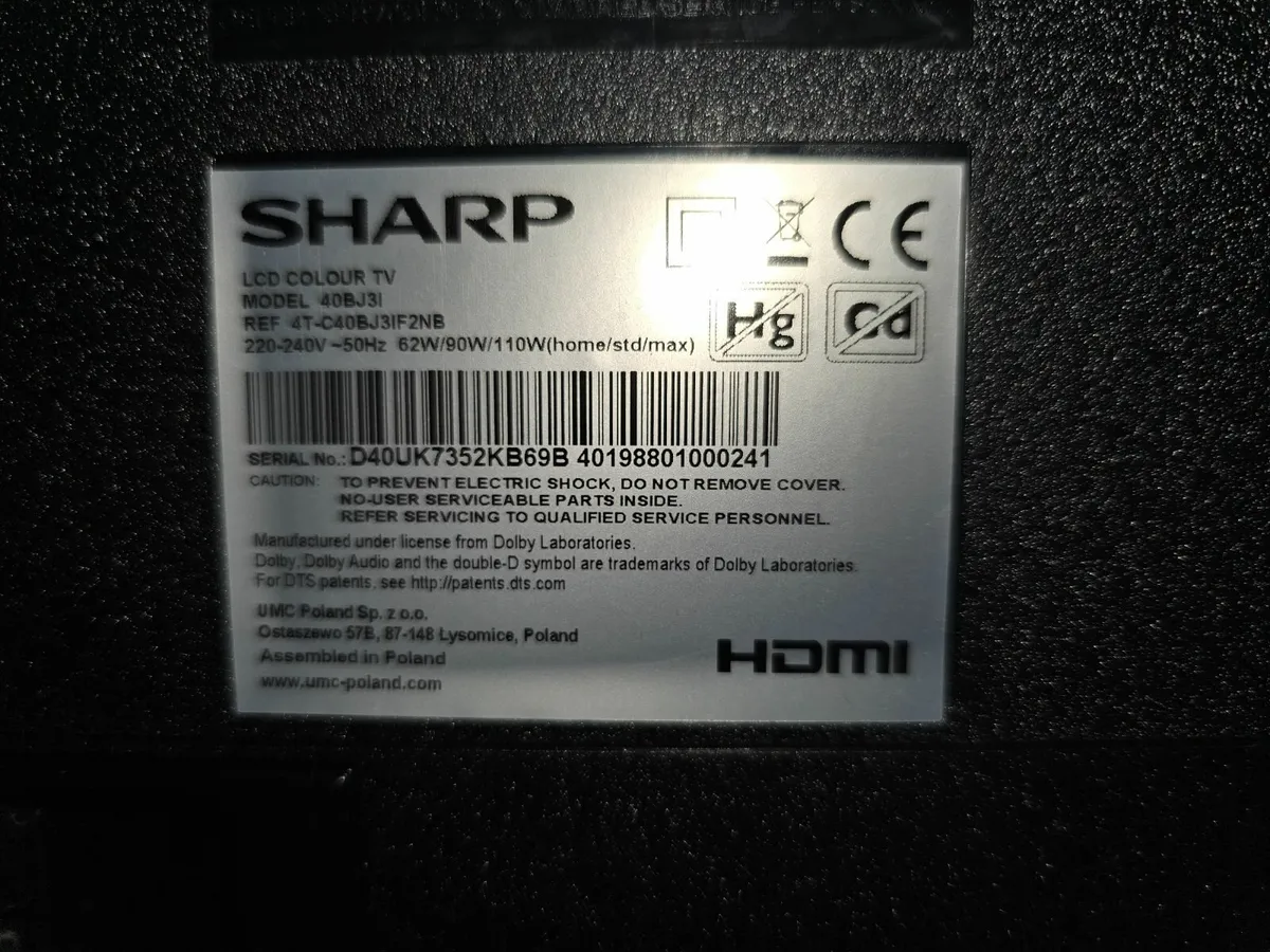 TV Sharp, 40 inches - Image 2