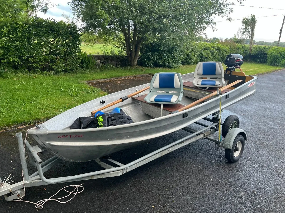 15ft Sea King Aluminium Fishing Boat - Image 1