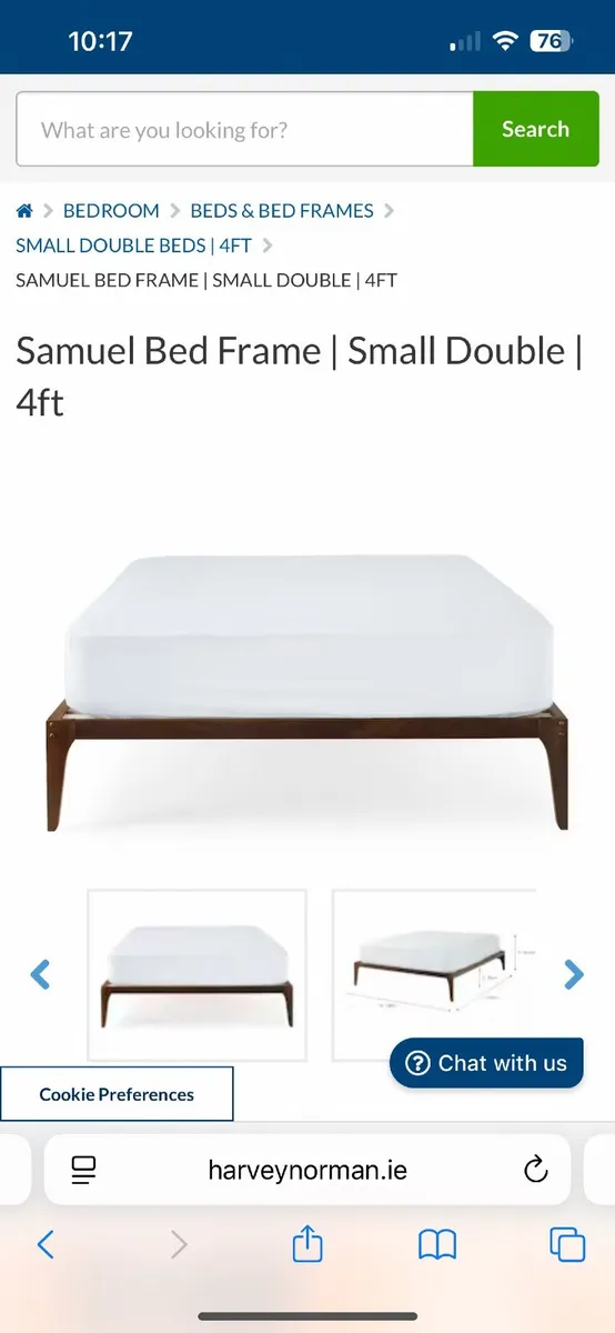 Bed frame - Small Double - Image 3