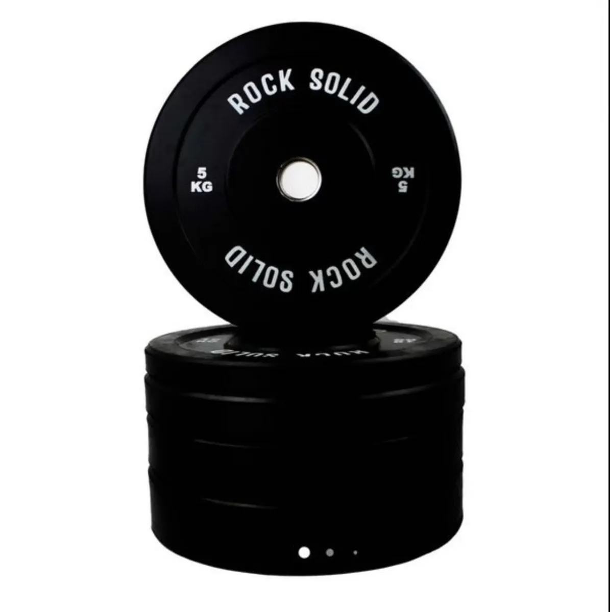 Olympic bumper plate set 100kg (new in box) - Image 1