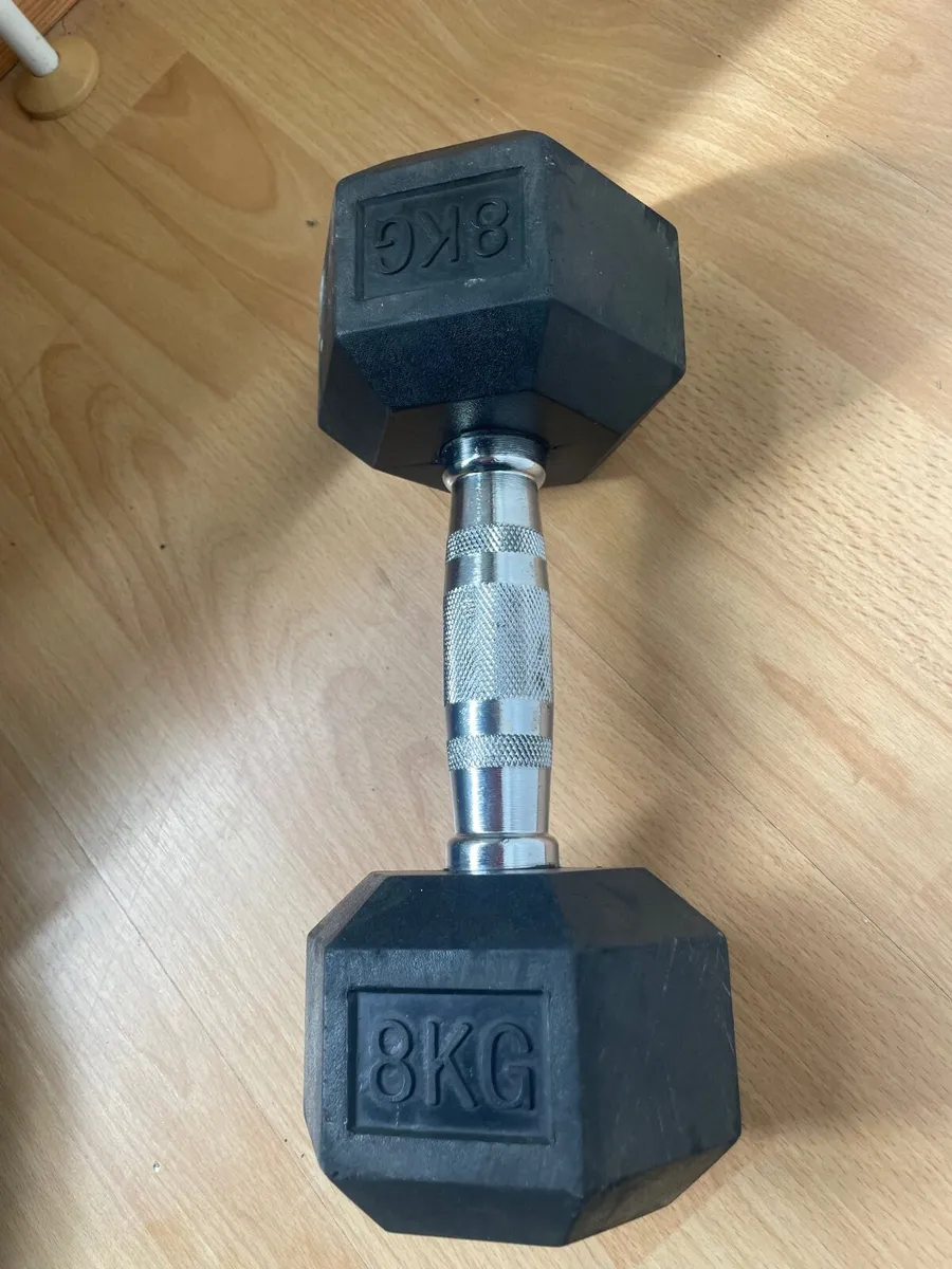 Single 8kg dumbbell