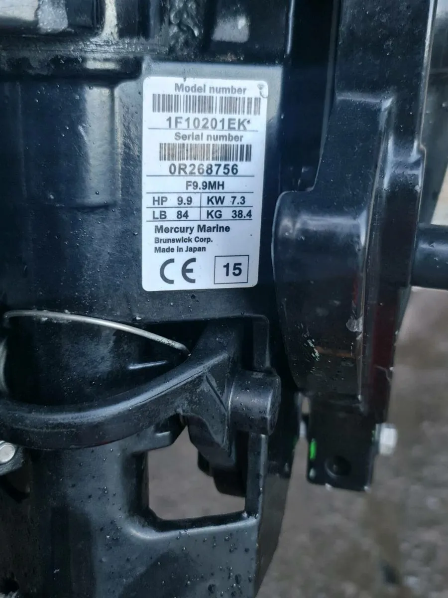2015 Mercury F9.9 MH outboard - Image 4