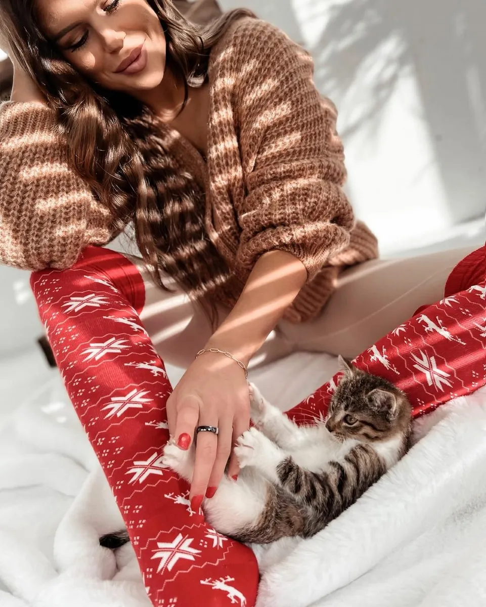 Christmas Socks Knee-high - Image 3