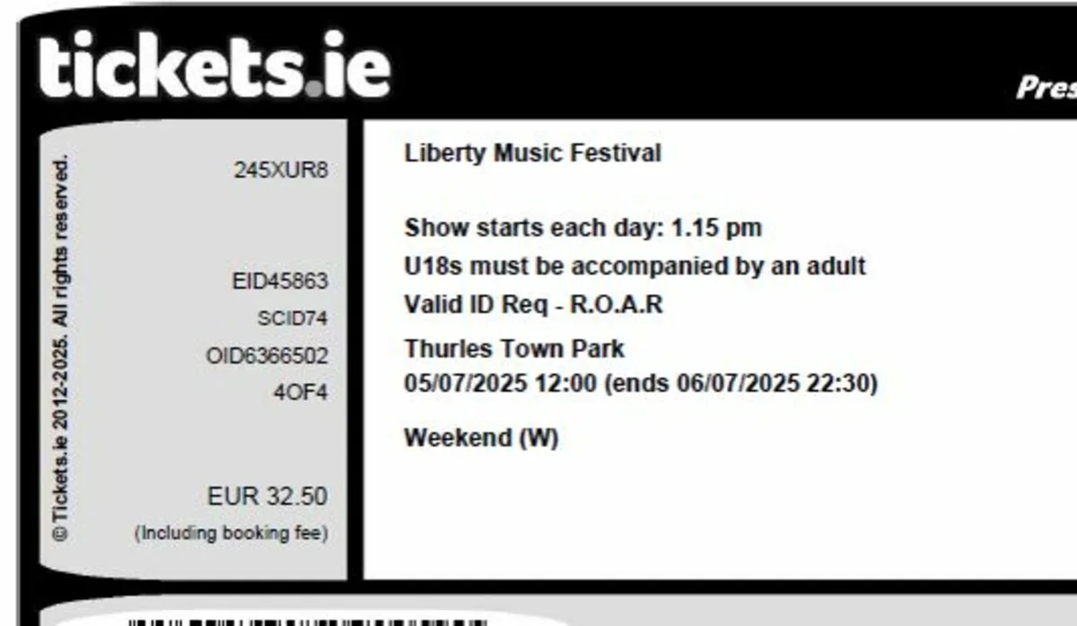 Liberty Music Festival tickets - Image 2