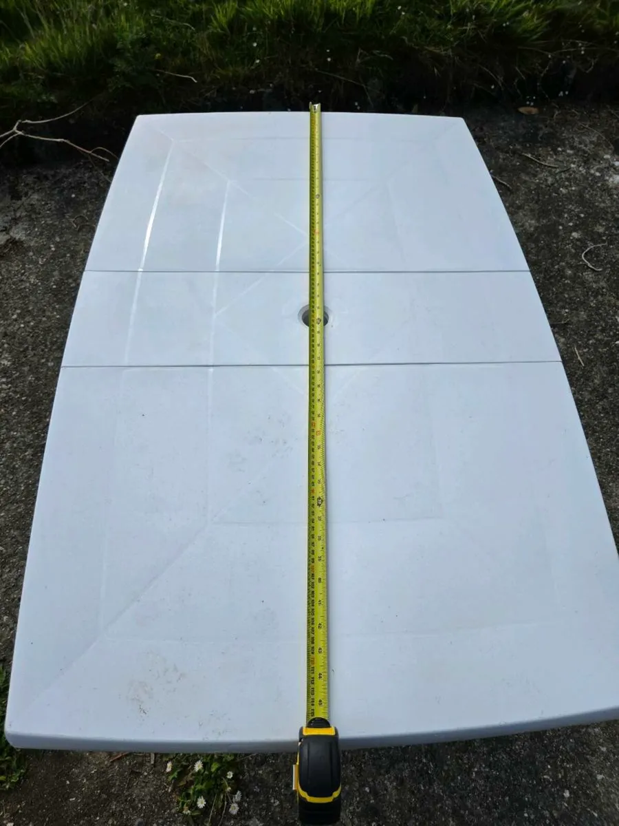 Foldable outdoor table with 5 chairs - Image 4