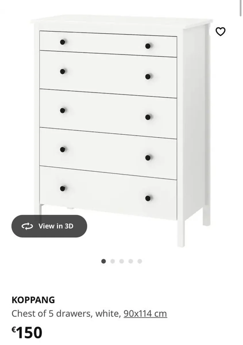 Ikea chest of drawers - Image 1