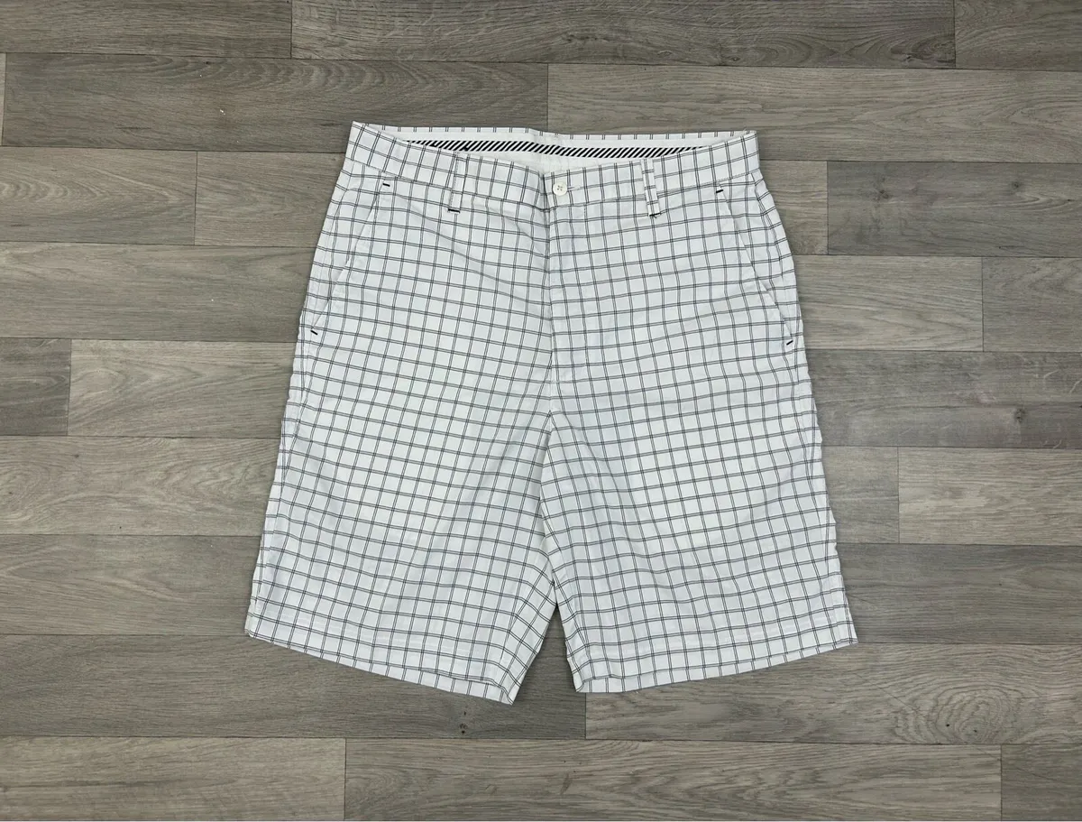 FootJoy FJ Golf Check Shorts Mens Medium W34 - Image 1