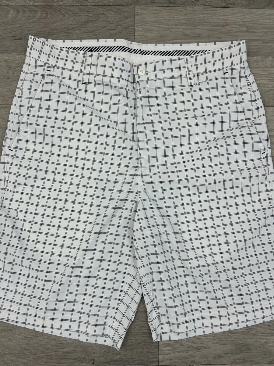 FootJoy FJ Golf Check Shorts Mens Medium W34 - Image 2