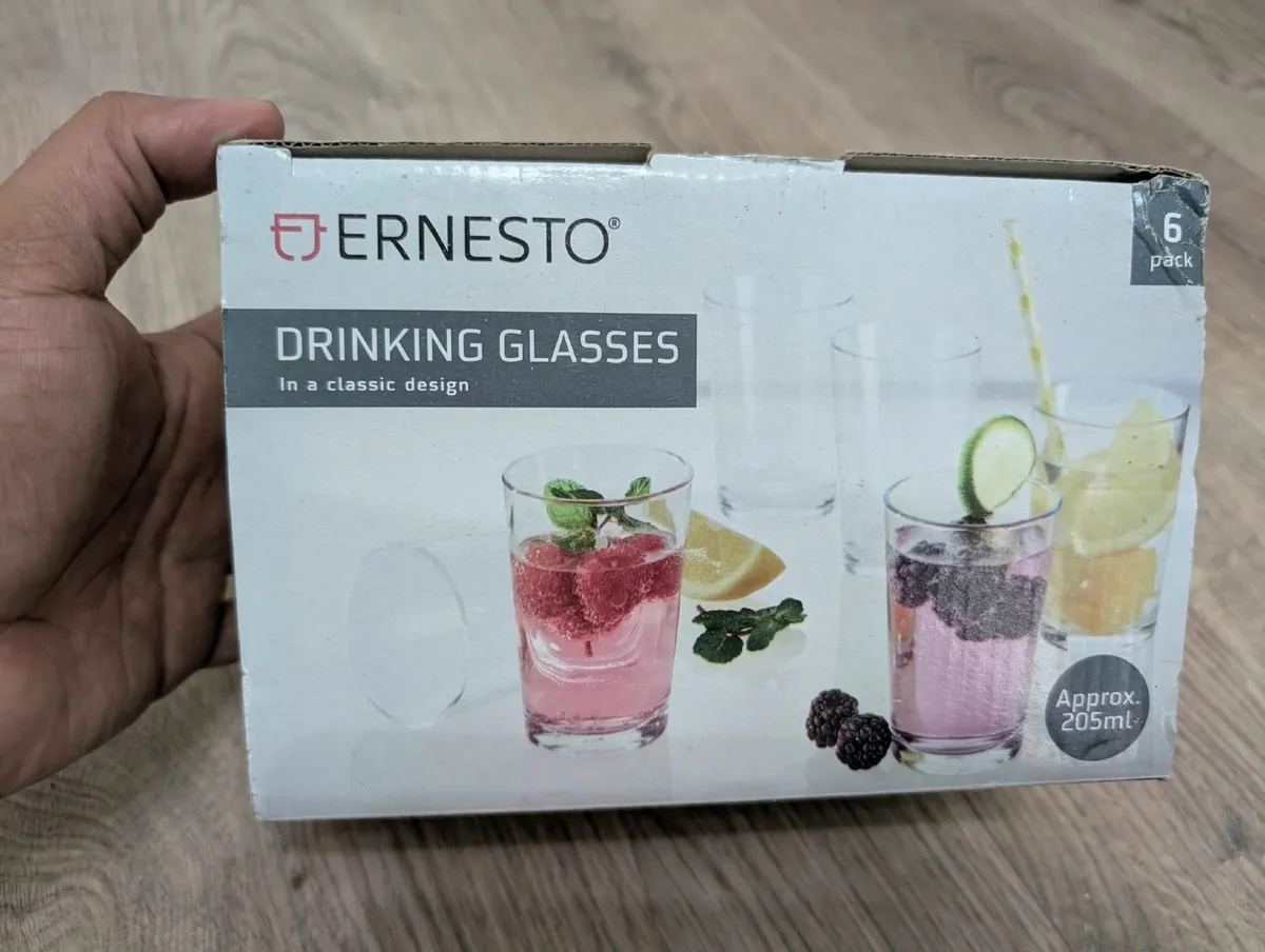 New Ernesto Set of 6 Champagne Glasses ~205ml - Image 1
