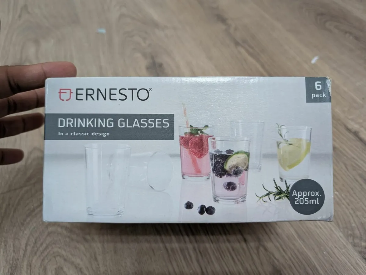 New Ernesto Set of 6 Champagne Glasses ~205ml - Image 2