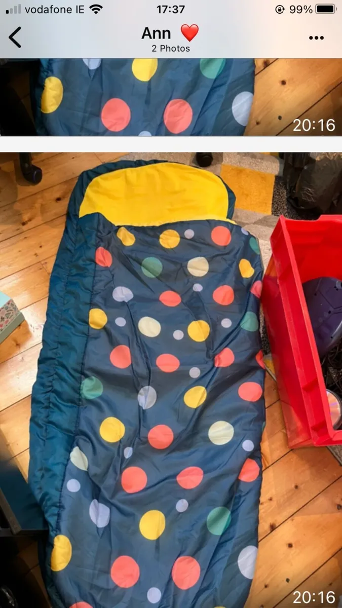 Two Kids inflatable bed - Image 1
