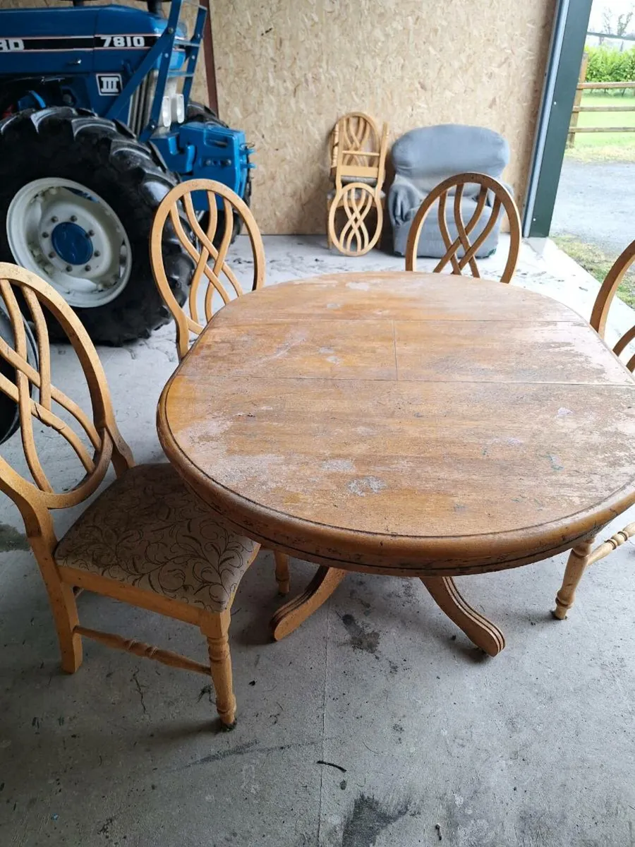 Table and chairs