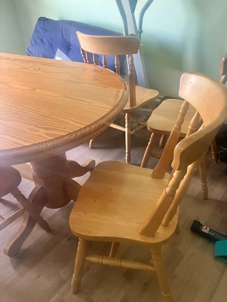 Futon Table Chairs Couch - Image 3