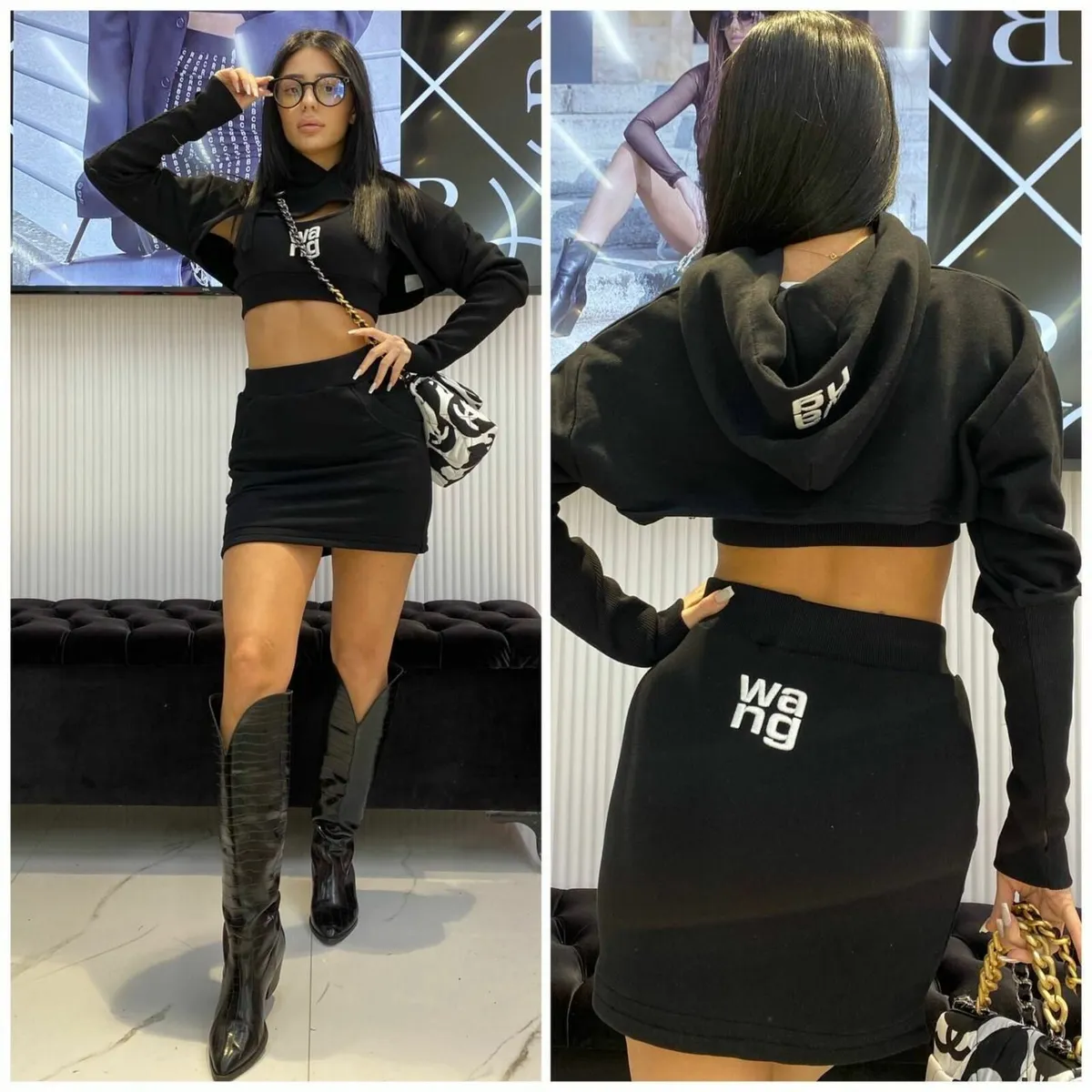 A three-piece set with a skirt - Image 4