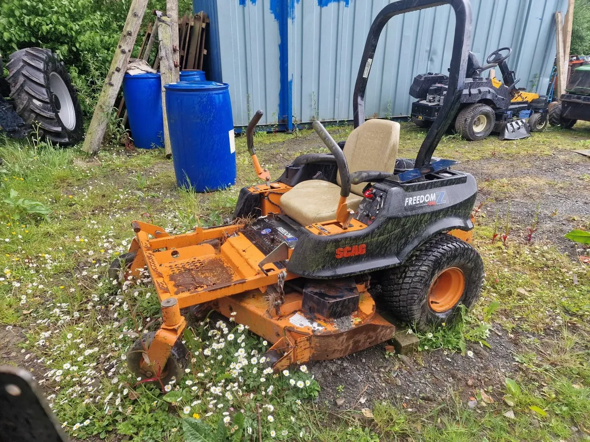 Scag commercial zero turn ride on mower