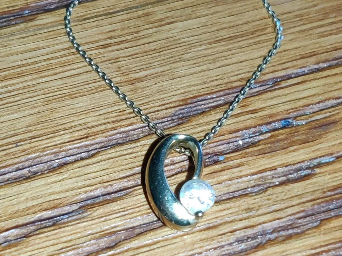 GEOMETRIC BELCHER, 9CT Gold 18"Unisex Necklace ! - Image 1
