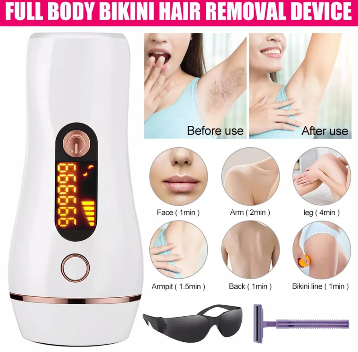 Laser Hair Removal Machine IPL Permanent Painless - Image 1