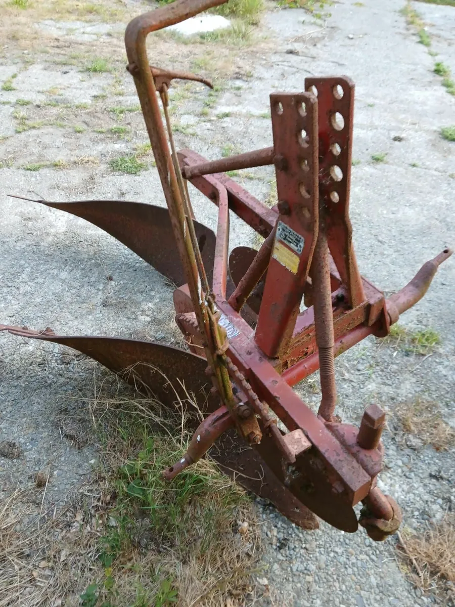 2 furrow plough and spring tine harrow - Image 3