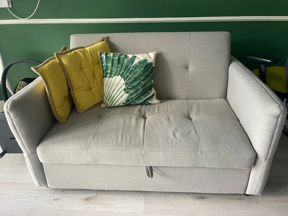 Light Grey sofa bed - Image 1