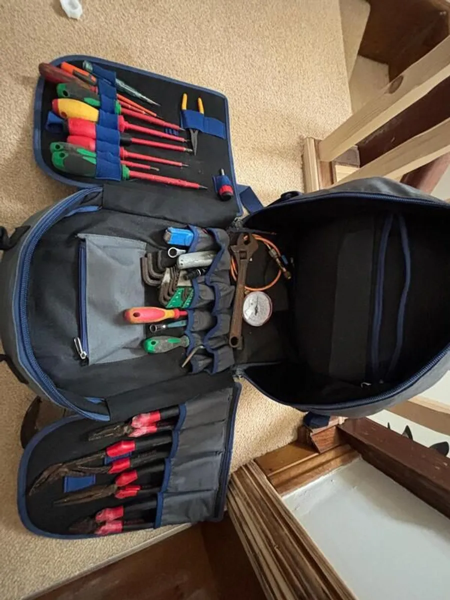 selection of Hand Tools and back back - Image 1