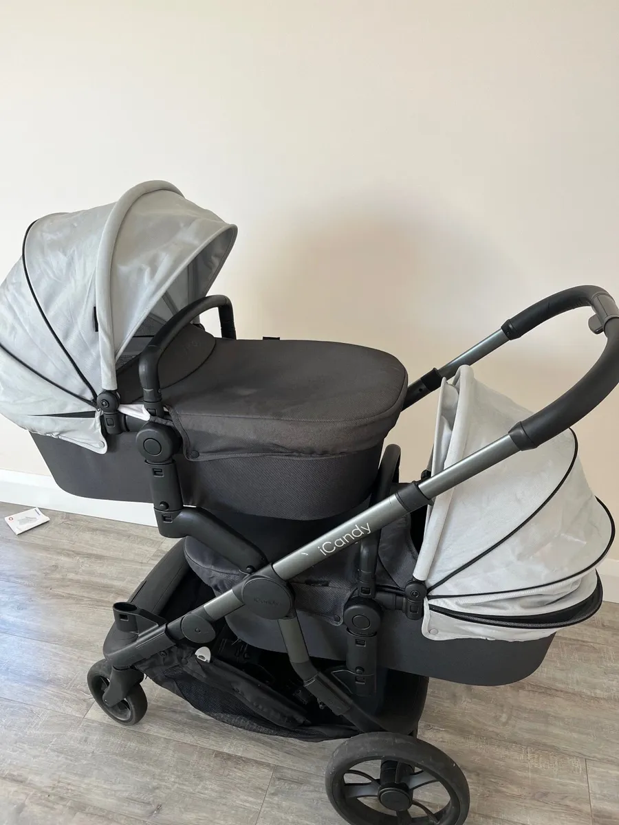 Icandy orange twin travel system - Image 2