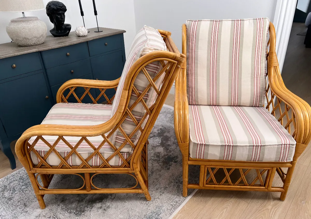Rattan furniture, Bamboo chair, - Image 1